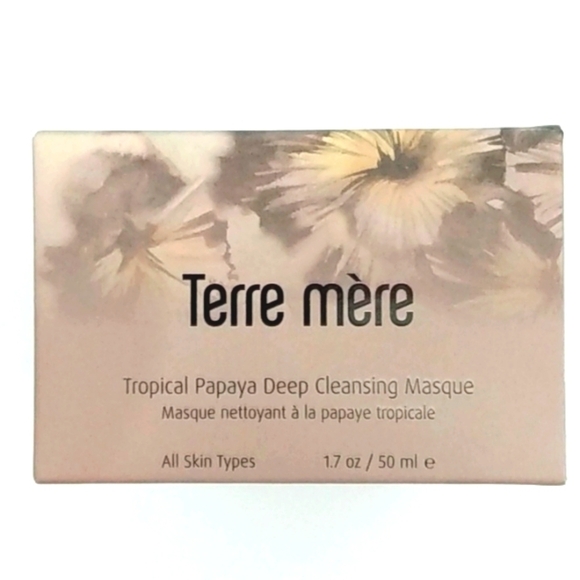TERRE MERE TROPICAL PAPAYA ALL SKIN TYPES DEEP CLEANING MASQUE SIZE 1.7oz  NWT - Picture 3 of 6